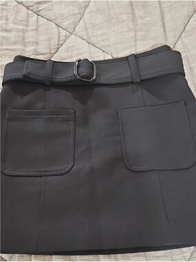 Sezane Wool Mini Skirt